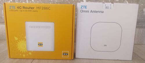 ZTE MTN TURBONET ROUTER WITN DATA SIM AND ANTENNA