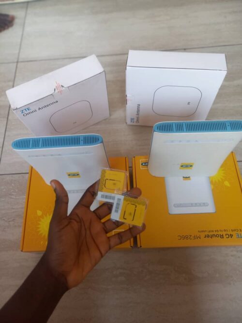 ZTE MTN TURBONET ROUTER WITN DATA SIM AND ANTENNA - Image 2