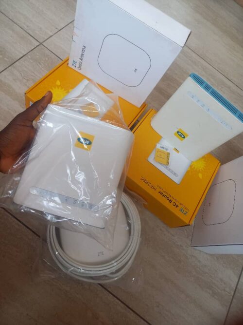 ZTE MTN TURBONET ROUTER WITN DATA SIM AND ANTENNA - Image 4