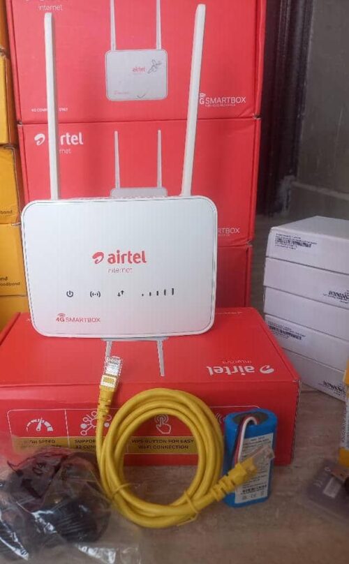 UNIVERSAL AIRTEL ROUTER WITH INBUILT RECHARGEABLE BATTERY